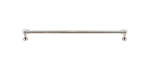 Top Knobs TK807PN Serene Kara Door Pull 12" (c-c) - Polished Nickel