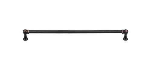 Top Knobs Kara 12" Center to Center Bar Pull, Tuscan Bronze - TK807TB