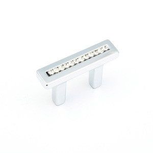 Schaub 301-26 SkyeVale Door Pull with crystals 32 mm (1.26") cc - Polished Chrome