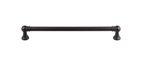 Top Knobs Kara 12" Center to Center Appliance Pull, Flat Black - TK808BLK