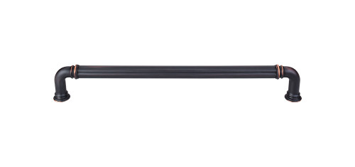 Top Knobs Reeded 18" Center to Center Appliance Pull, Umbrio - TK328UM