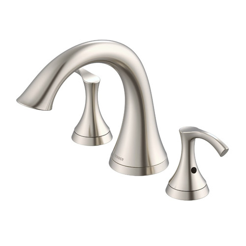 Gerber Antioch Two Handle Roman Tub Faucet Trim - Brushed Nickel - D300922BNT