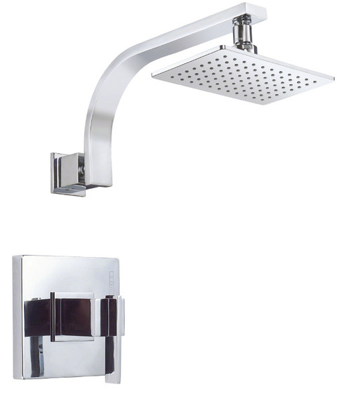 Gerber D512544T Sirius Single Handle Shower Faucet Trim 2.0 Gpm Showerhead - Chrome