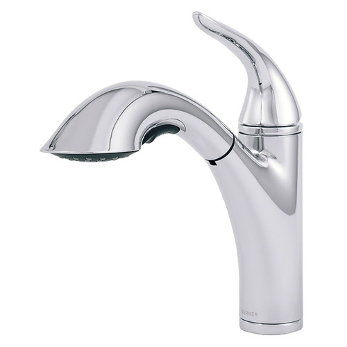 Gerber D455221 Antioch Single Handle Pull Out Spray Kitchen Faucet - Chrome