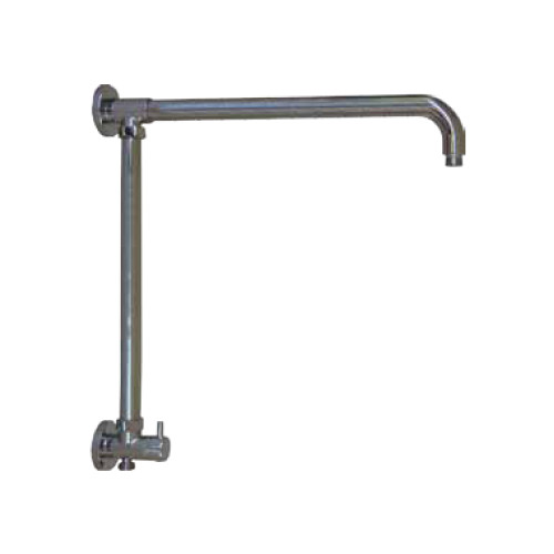 Opella Vertical Riser with 17" Shower Arm and Built-in Diverter for Hand Shower - Brushed Nickel