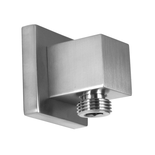 Opella 201.775 Square Wall Supply Elbow for Handshower - Brushed Nickel