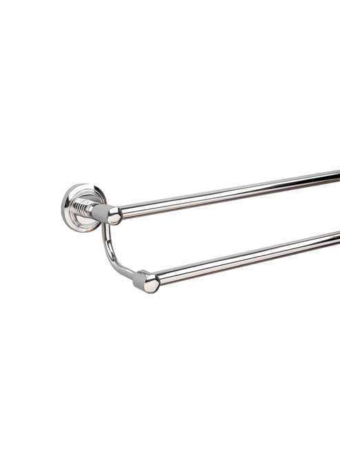 Valsan  M8027NI Oslo Polished Nickel Double Towel Bar / Rail, 25 3/4"