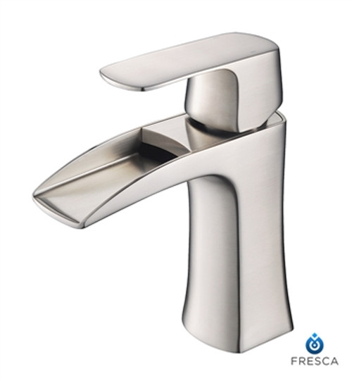 Fresca Fortore Single Hole Bathroom Vanity Faucet - Brushed Nickel