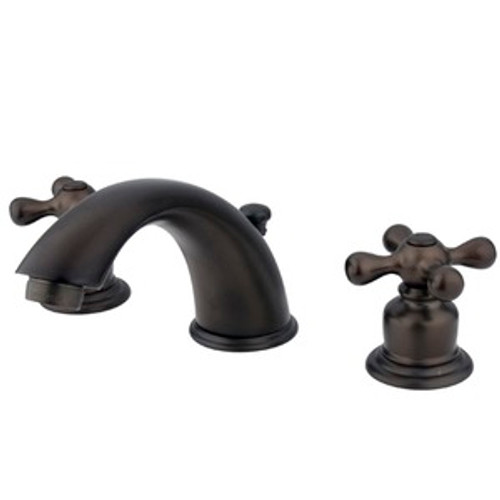 Kingston Brass Two Handle 8" to 16" Widespread Lavatory Faucet with Pop-Up Drain Drain - Oil Rubbed Bronze KB975X