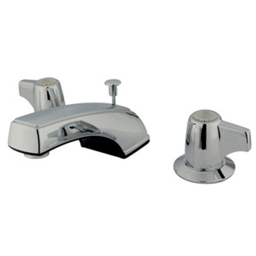Kingston Brass Two Handle 8" to 16" Widespread Lavatory Faucet with Pop-Up Drain Drain - Polished Chrome KB920