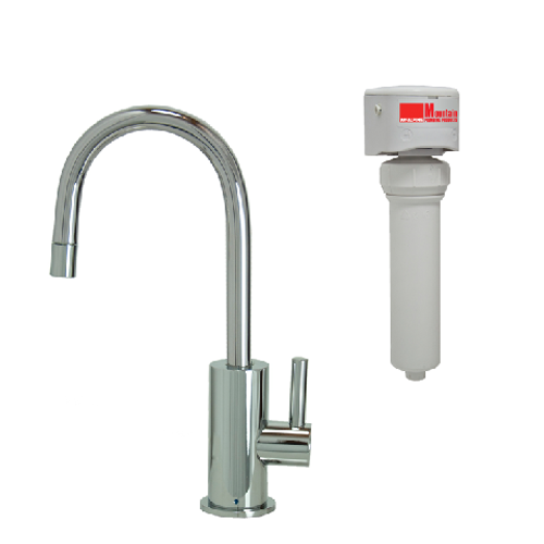 Mountain Plumbing MT1843FIL-NL-CPB Cold Water Dispenser Faucet With Water Filtration System - Polished Chrome