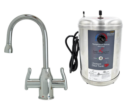 Mountain Plumbing Instant Hot & Cold Water Dispenser Faucet With Heating Tank - PVD Polished Nickel - MT1801DIY-NL/PVDPN