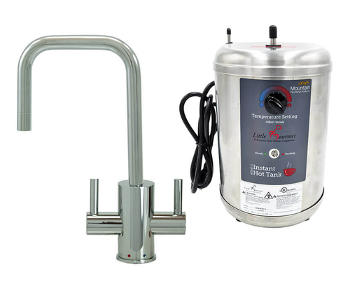 Mountain Plumbing Instant Hot & Cold Water Faucet With Heating Tank - PVD Brushed Nickel - MT1831DIY-NL/PVDBRN