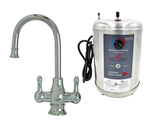 Mountain Plumbing Instant Hot & Cold Water Dispenser Faucet With Heating Tank - PVD Polished Nickel - MT1851DIY-NL/PVDPN