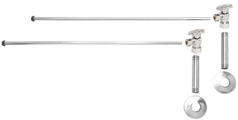 Mountain Plumbing Lavatory Supply Kit - Angle - Brushed Nickel - MT4934-NL/BRN
