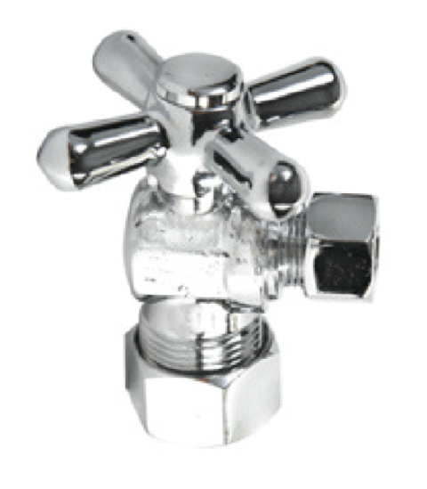 Mountain Plumbing Mini Cross Handle Angle Valve - Brushed Nickel - MT616-NL/BRN