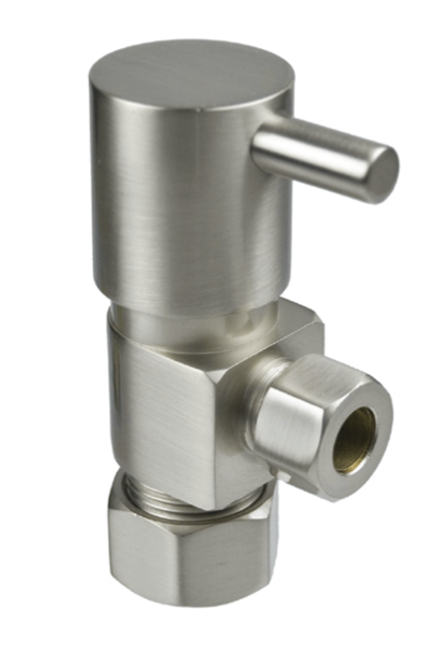 Mountain Plumbing MT5003L-NL-CPB Compression Angle Valve - Polished Chrome