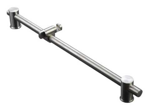 Mountain Plumbing  MT9SR-BRN  Stainless Steel Adjustable Slide Bar Shower Rail  - Brushed Nickel