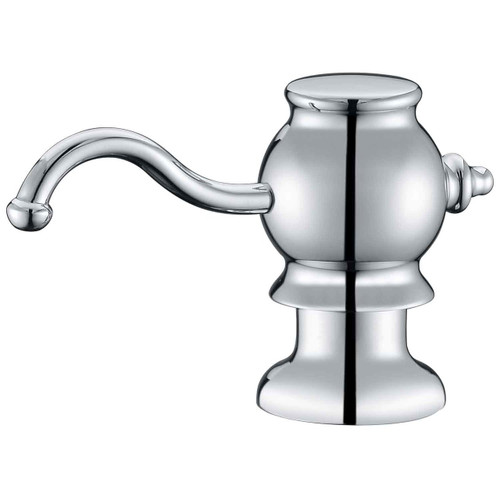 Whitehaus WHSD030-C Brass Soap / Lotion Dispenser - Polished Chrome