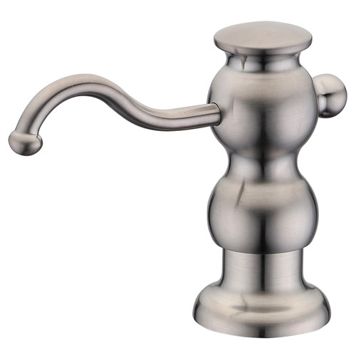 Whitehaus WHSD031-BN Brass Soap / Lotion Dispenser - Brushed Nickel