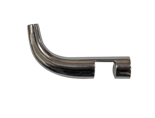 Whitehaus WHSHK01-C Whitehaus Slide on Adjustable Shower Door Robe/Towel Hook - Polish Chrome
