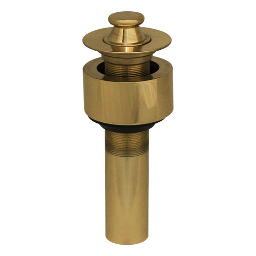 Whitehaus 10.515-B Lift and Turn Sink Drain with Pull-up Plug - Polished Brass Whitehaus 10.515-B Lift and Turn Sink Drain with Pull-up Plug - Polished Brass
