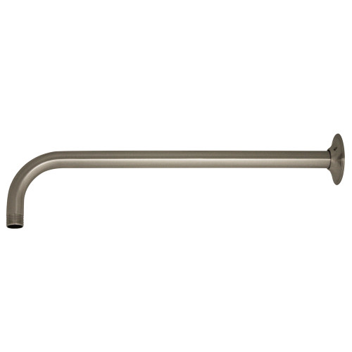 Whitehaus WHSA430-BN Showerhaus Long Brass Shower Arm - Brushed Nickel