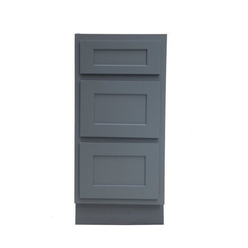 Vanity Art  VA4012-3G 12 Inch Vanity Cabinet -Grey