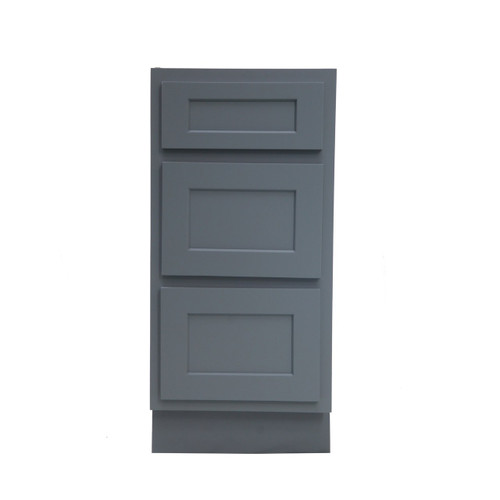 Vanity Art  VA4015-3G 15 Inch Vanity Cabinet -Grey