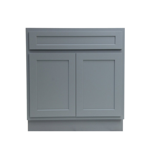 Vanity Art  VA4024G 24 Inch Vanity Cabinet -Grey