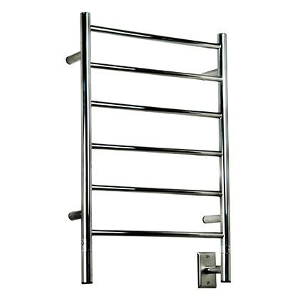 Amba Jeeves Model J Straight Towel Warmer - 20-1/2" W x 31" H x 4-1/2" D - Matte Black - JSMB