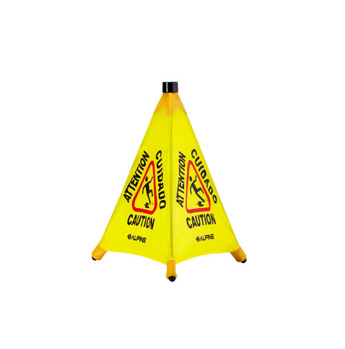 Alpine  ALP498-20 20 Pop-Up Wet Floor Sign - Yellow