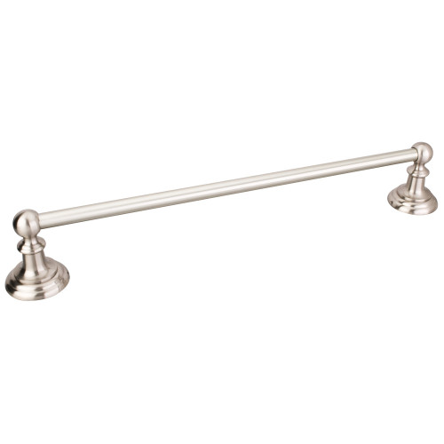 Hardware Resources Fairview 24 Inch Towel Bar - Satin Nickel - BHE5-04SN