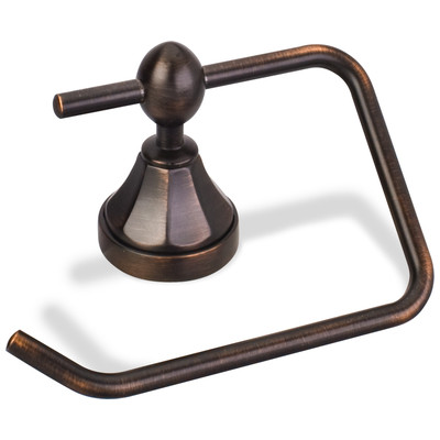 Hardware Resources Newbury Toilet Tissue Paper Holder - Brushed Oil Rubbed Bronze - BHE3-01DBAC-R