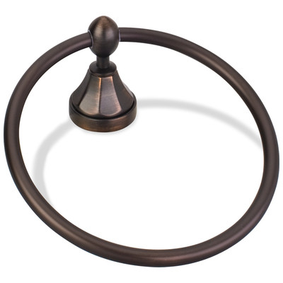Hardware Resources Newbury Towel Ring - Brushed Oil Rubbed Bronze - BHE3-06DBAC-R