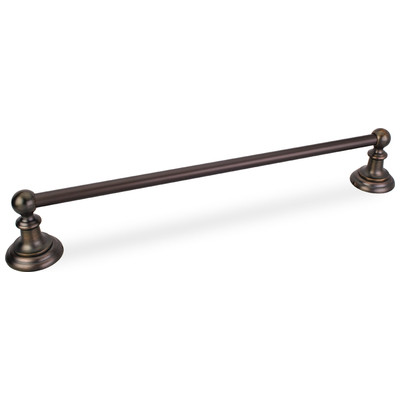 Hardware Resources Fairview 18 Inch Towel Bar - Brushed Oil Rubbed Bronze - BHE5-03DBAC-R