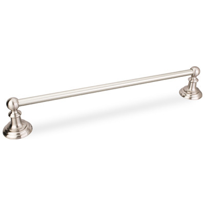 Hardware Resources Fairview 18 Inch Towel Bar - Satin Nickel - BHE5-03SN-R