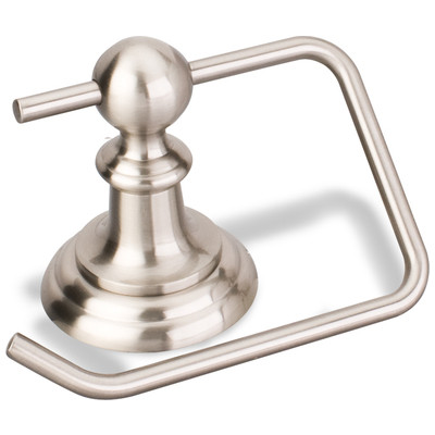 Hardware Resources Fairview Euro Toilet Tissue Paper Holder - Satin Nickel - BHE5-07SN-R