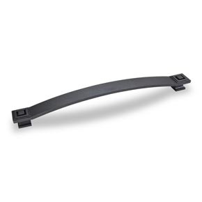 Hardware Resources Delmar 13-1/4 Inch L Square Appliance Pull Handle - Gun Metal - 585-12DACM