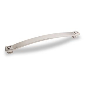 Hardware Resources Delmar 13-1/4 Inch L Square Appliance Pull Handle - Satin Nickel - 585-12SN