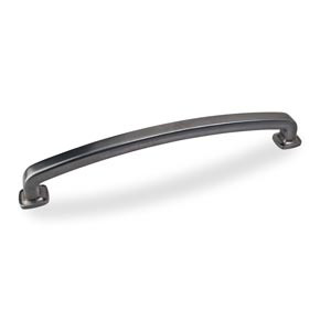 Hardware Resources Belcastel 19-1/4 Inch L Forged Look Flat Bottom Appliance Pull Handle - Gun Metal - MO6373-18DACM