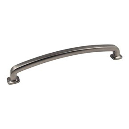 Hardware Resources MO6373-18BNBDL Belcastel 19-1/4 Inch L Forged Look Flat Bottom Appliance Pull Handle - Brushed Pewter