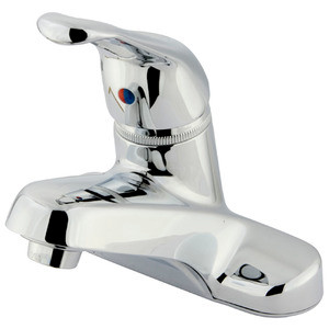 Kingston Brass Single Loop Handle 4" Centerset Lavatory Faucet - Polished Chrome