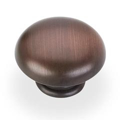 Hardware Resources 1-3/16" Diameter Mushroom Cabinet Knob - Screws Included - Brushed Oil Rubbed Bronze - 3950-DBAC