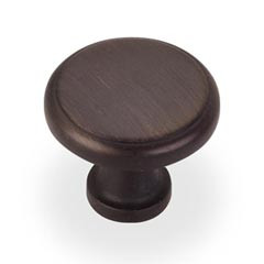 Hardware Resources 3970-DBAC 1-1/8" Diameter Knob - Screws Included - Brushed Oil Rubbed Bronze