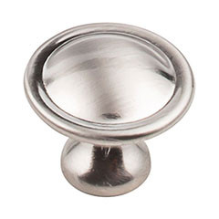 Hardware Resources 1-1/8" Diameter Cabinet Knob - Screws Included - Satin Nickel - 647SN