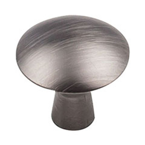 Hardware Resources 988BNBDL 1-1/16" Diameter Cabinet Knob - Screws Included - Brushed Pewter