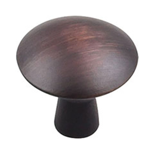 Hardware Resources 988DBAC 1-1/16" Diameter Cabinet Knob - Screws Included - Brushed Oil Rubbed Bronze
