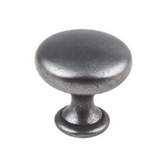 Hardware Resources 1-3/16" Diameter Cabinet Knob - Screws Included - Gun Metal - 3910-DACM