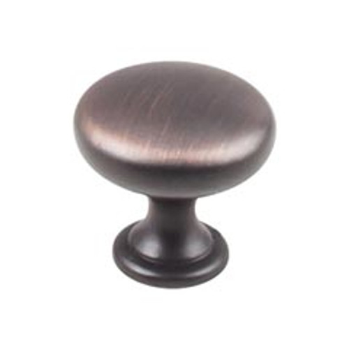 Hardware Resources 3910-DBAC 1-3/16" Diameter Cabinet Knob - Screws Included - Brushed Oil Rubbed Bronze